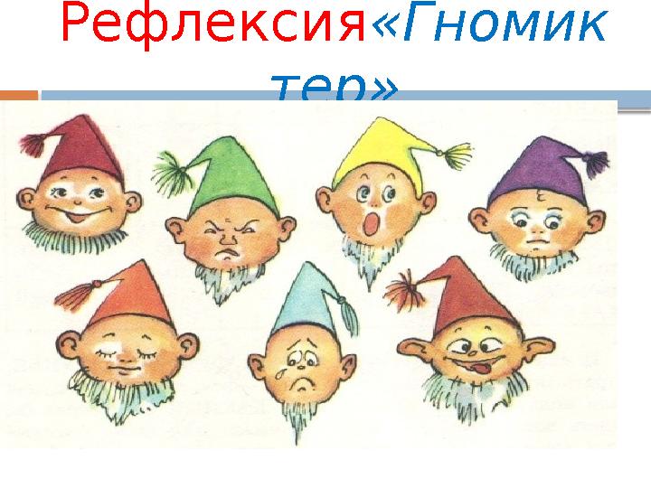 Рефлексия«Гномик тер»