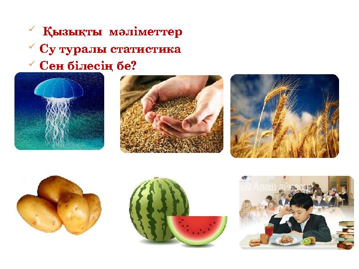  Қызықты мәліметтер Су туралы статистика Сен білесің бе?