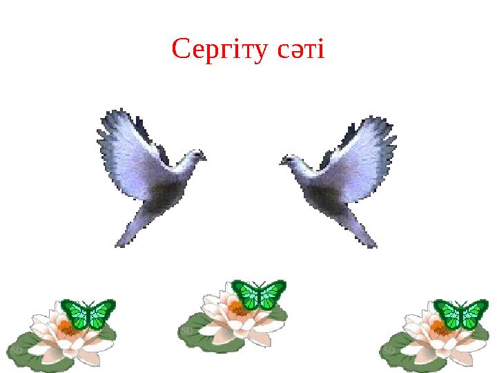 Сергіту сәті
