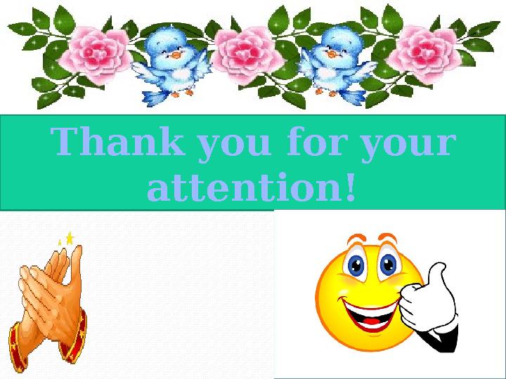 Thank you for your attention!