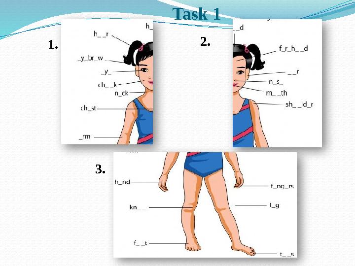 Task 1 1. 2. 3.