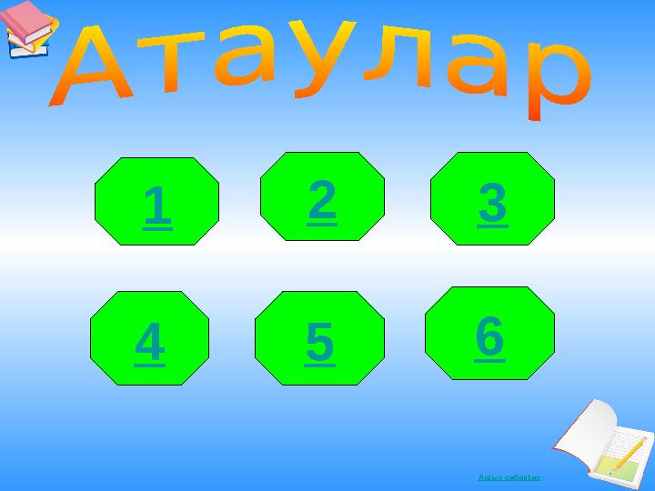 Ашық сабақтар 1 54 6 2 3 4