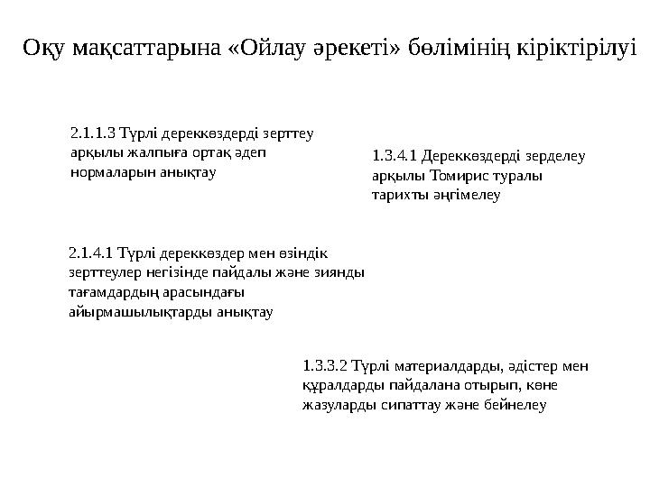 2.1.4.1 Түрлі дереккөздер мен өзіндік зерттеулер негізінде пайдалы және зиянды тағамдардың арасындағы айырмашылықтарды анықта
