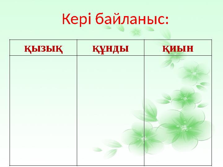 Кері байланыс: қызық құнды қиын