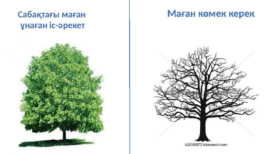 Сабақтағы маған ұнаған іс-әрекет Маған көмек керек