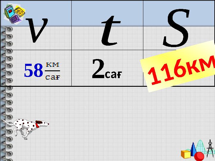 5 8 ?S t v 2 сағ 1 1 6 к м