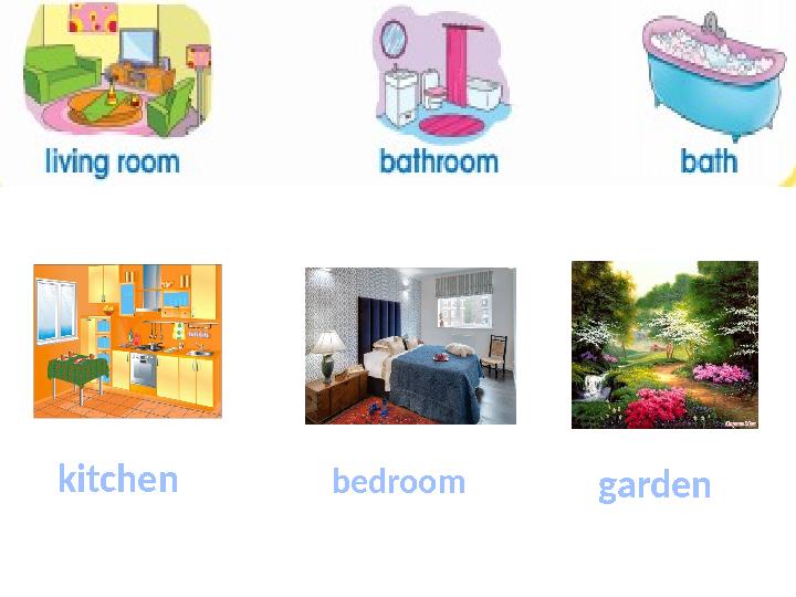 kitchen bedroom garden