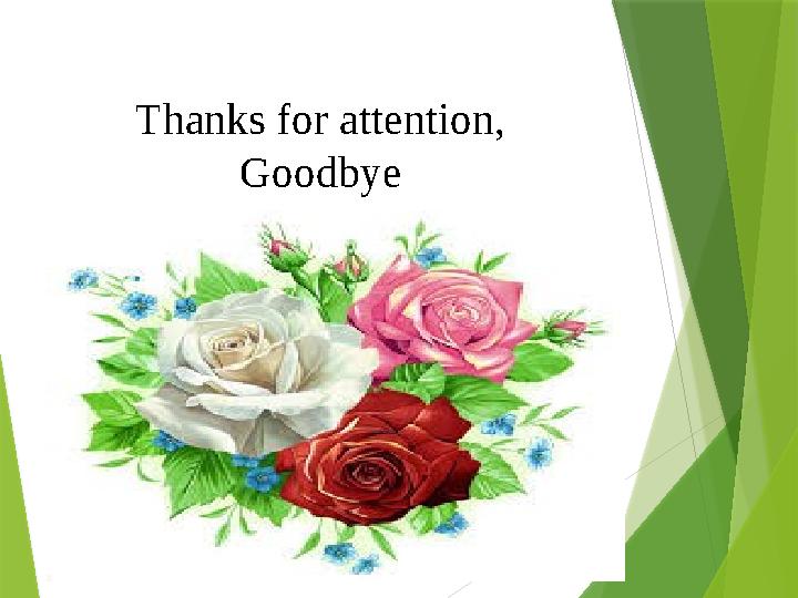 Thanks for attention, Goodbye