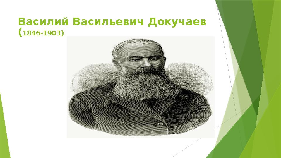 Василий Васильевич Докучаев ( 1846-1903)