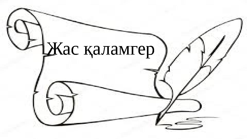 Жас қаламгер