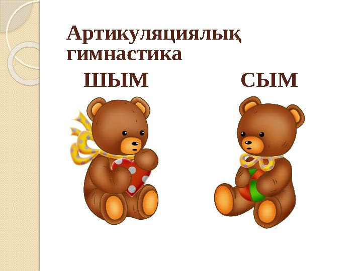 ШЫМ СЫМАртикуляциялық гимнастика