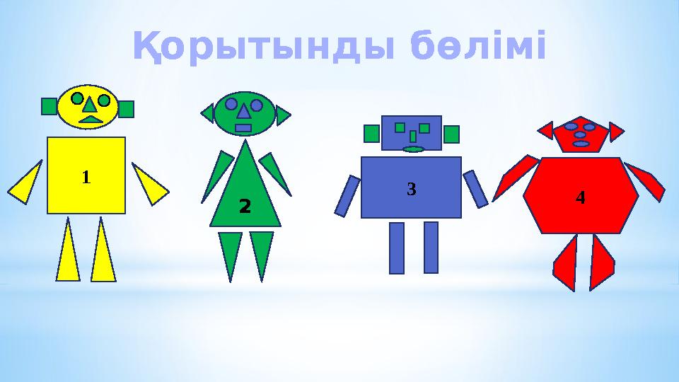 Қорытынды бөлімі 1 2 3 4