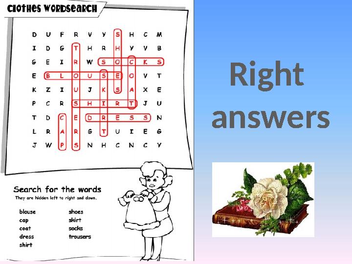 Right answers