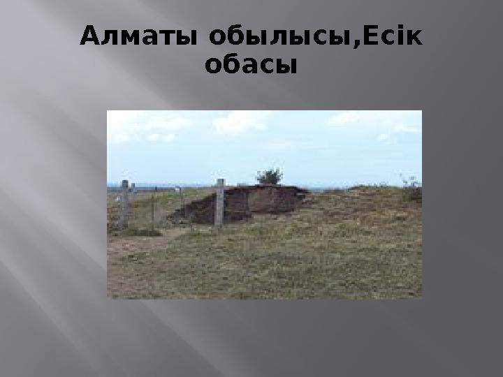 Алматы обылысы,Есік обасы