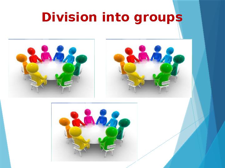 Division into groups