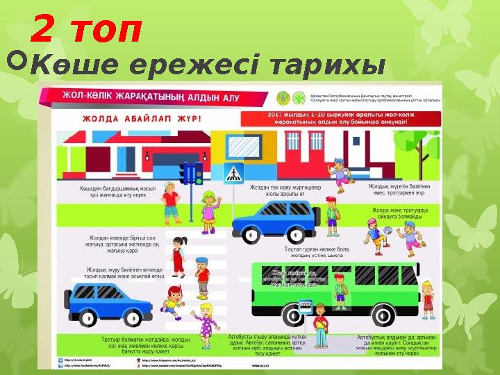 2 топ  Көше ережесі тарихы