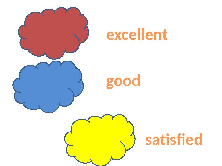 excellent good satisfied