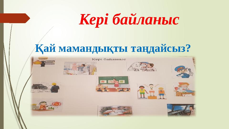 Кері байланыс Қай мамандықты таңдайсыз?