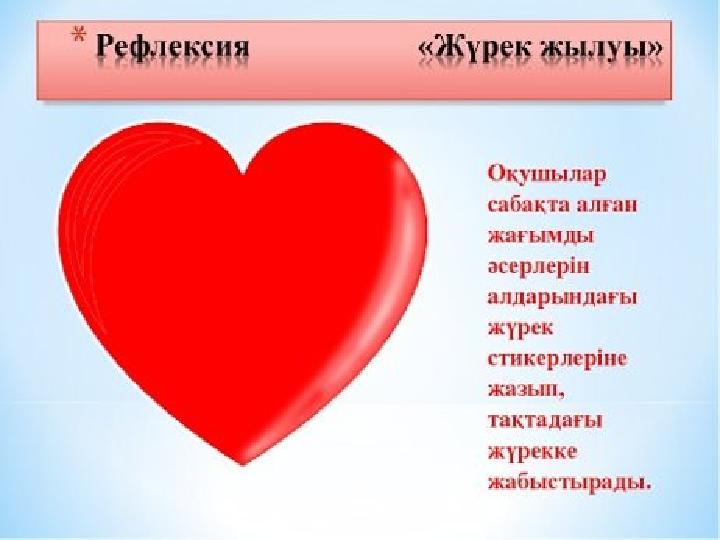 Кері байланыс «Алма ағашы» әдісі Жасыл түсті алма – бүгін бәрін жақсы орындадым деп ойлаймын, менің көңіл күйім көтеріңкі. С