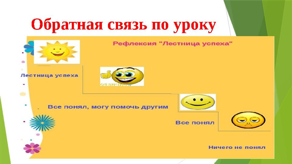 Обратная связь по уроку