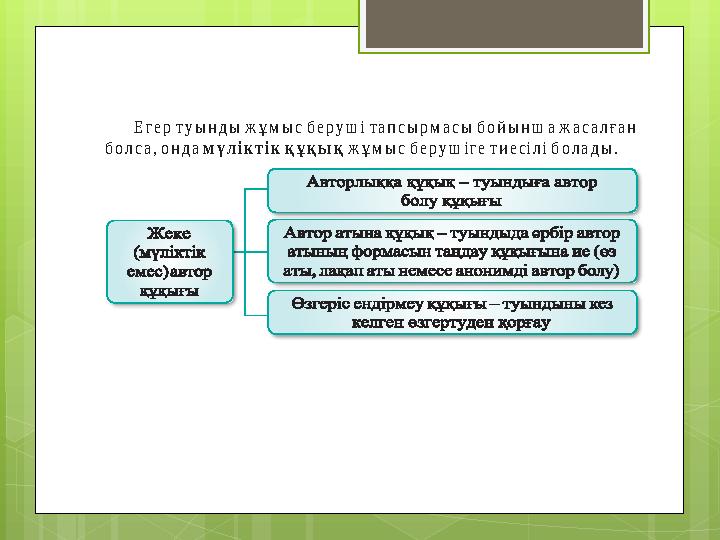 Е г е р т у ы н д ы ж ұ м ы с б е р у ш і т а п с ы р м а с ы б о й ы н ш а ж а с а л ғ а н б о л