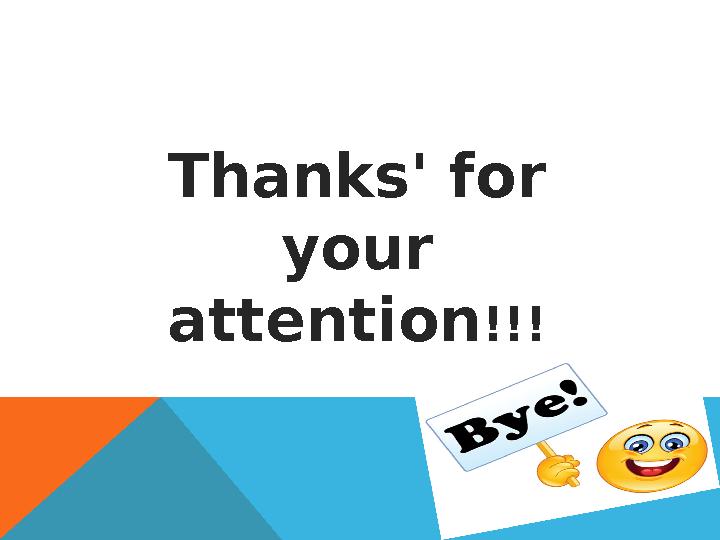 Thanks' for your attention !!!