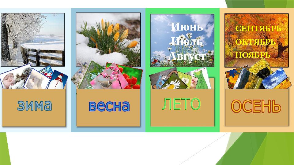 Март Апрель МайДекабрь Январь Февраль Июнь Июль Август СЕНТЯБРЬ ОКТЯБРЬ НОЯБРЬ