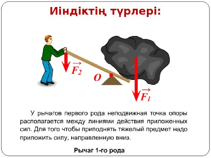 Иіндіктің түрлері: