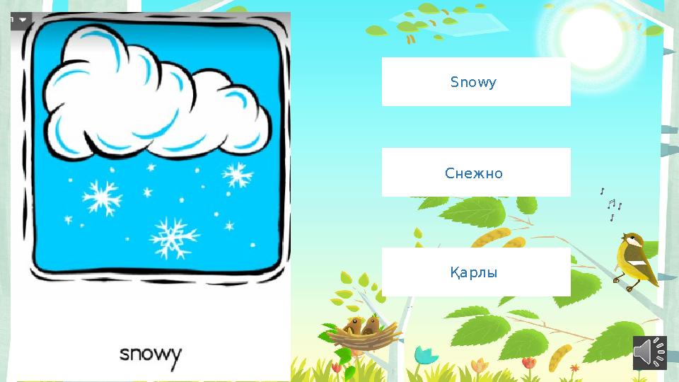 Snowy Снежно Қарлы