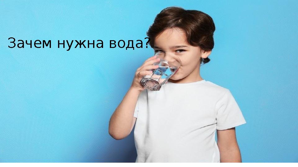 Зачем нужна вода?