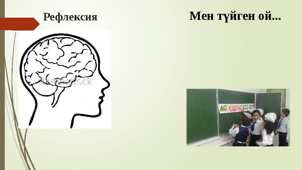 Рефлексия Мен түйген ой...