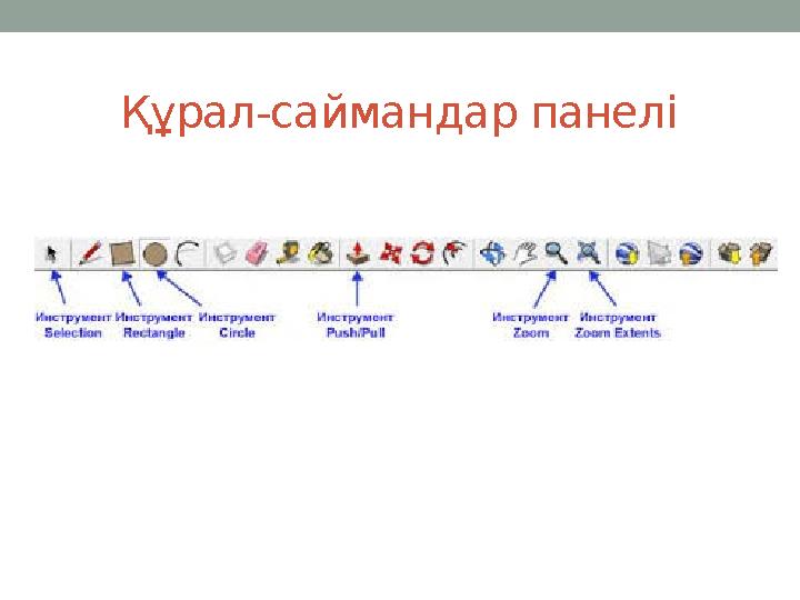 Құрал-саймандар панелі