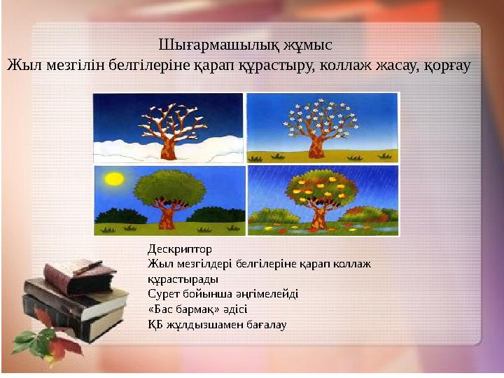 Шығармашылық жұмыс Ж