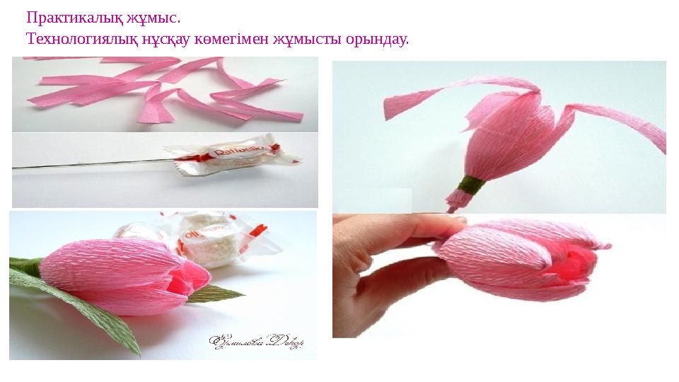 Практикалық жұмыс. Технологиялық нұсқау көмегімен жұмысты орындау.
