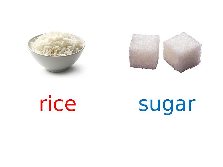 rice sugar