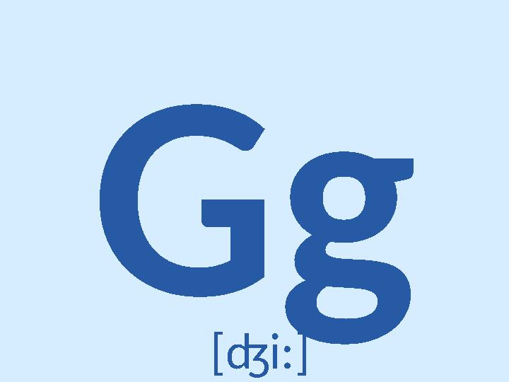 Gg [ʤi:]