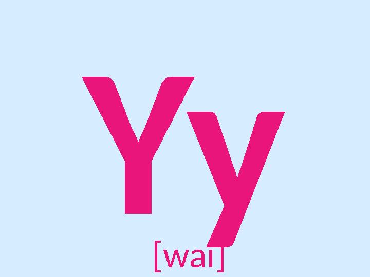 Yy [waɪ]