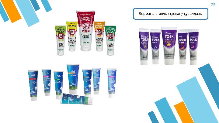 25 Дерматологиялық қорғану құралдары