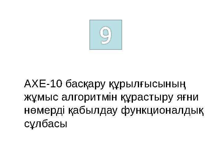 1 AXE-10 дегеніміз не?