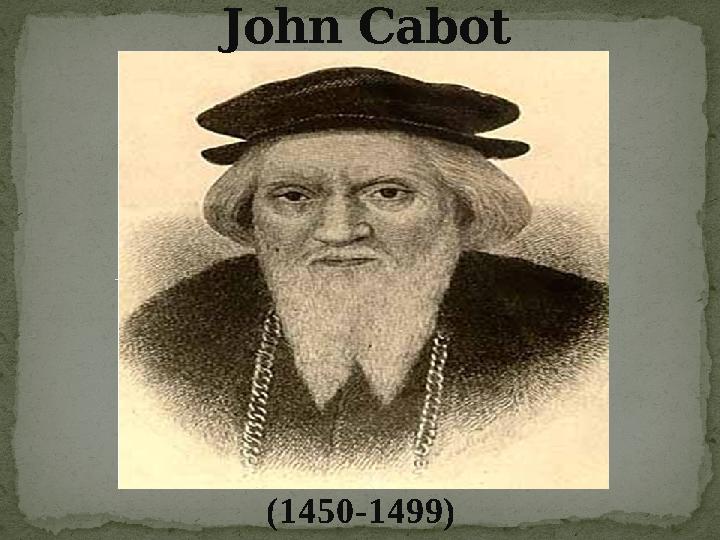 John Cabot (1450-1499)