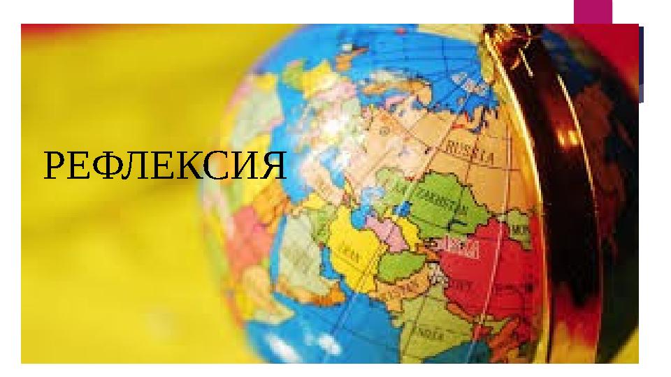 РЕФЛЕКСИЯ