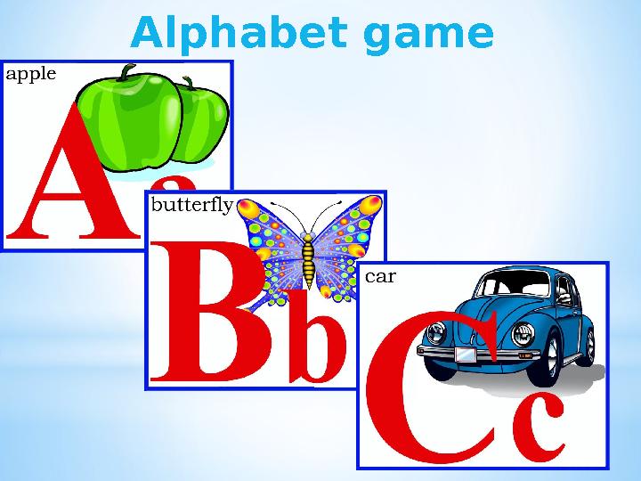 Alphabet game