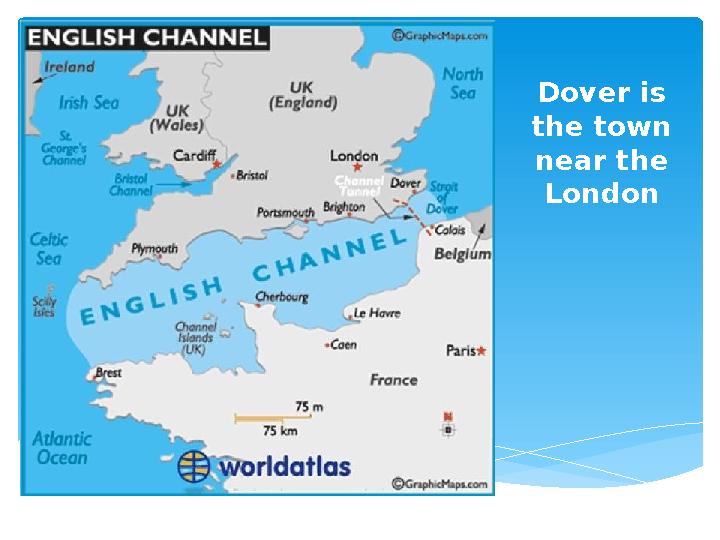 Dover is the town near the London