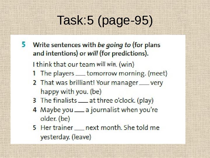 Task:5 (page-95)