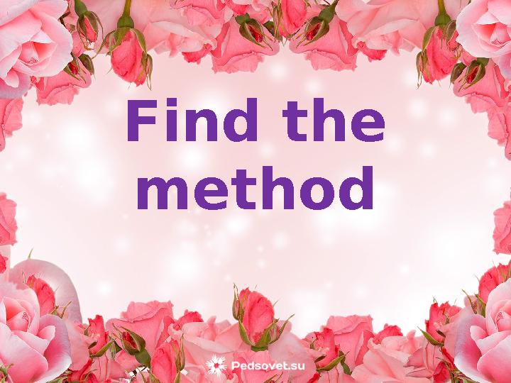 Find the method