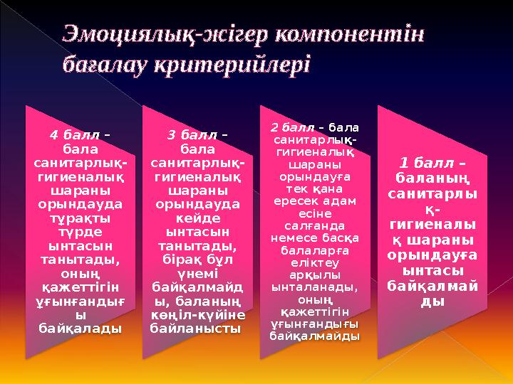 Денсаулық сақтау технологиялары  Денсаулық сақтау технологиялары балалардың денсаулық сақтау құзіреттіліктерін қалыптастыру