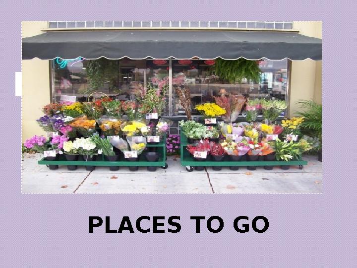 PLACES TO GOFlorist’s