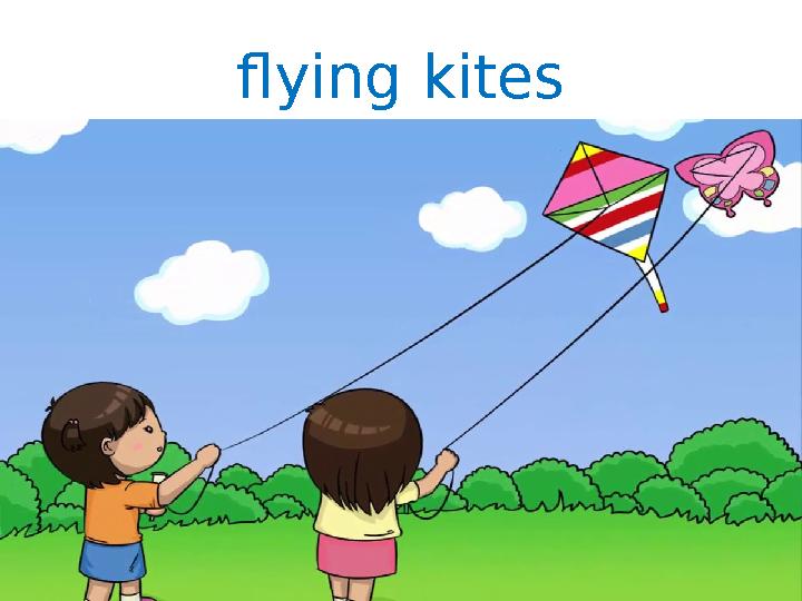 flying kites