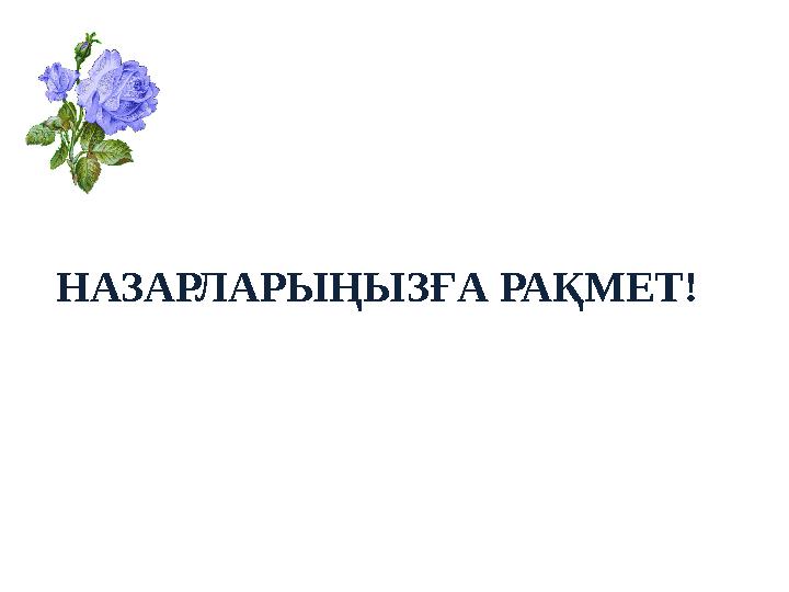 НАЗАРЛАРЫҢЫЗҒА РАҚМЕТ!