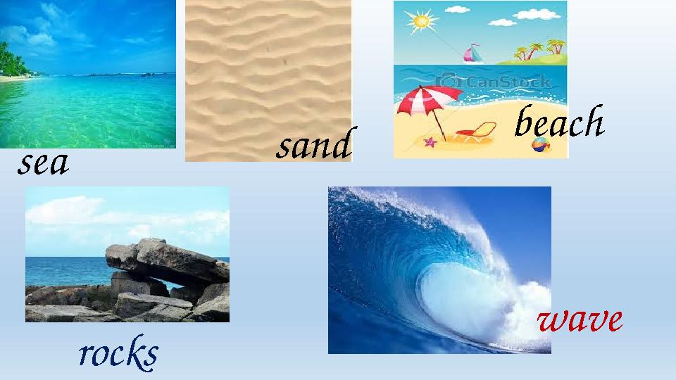 sea sand beach wave rocks